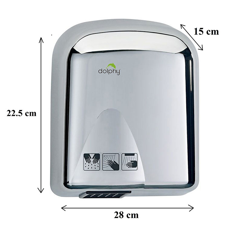 Automatic Stainless Steel Compact Hand Dryer