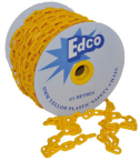 Yellow Plastic Safety Chain 6mm x 40meter