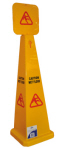 Large Pyramid Caution Wet Floor Sign