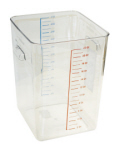 Rubbermaid Space Saving Square Storage Container - Clear