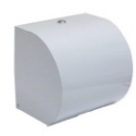 White Metal Roll Towel Dispenser