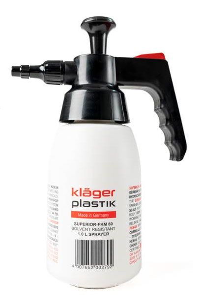 Klager Superior Solvent Resistant Pump Sprayer 1L