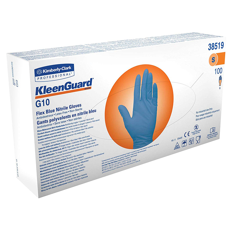 Kleenguard G10 Flex Blue Nitrile Gloves