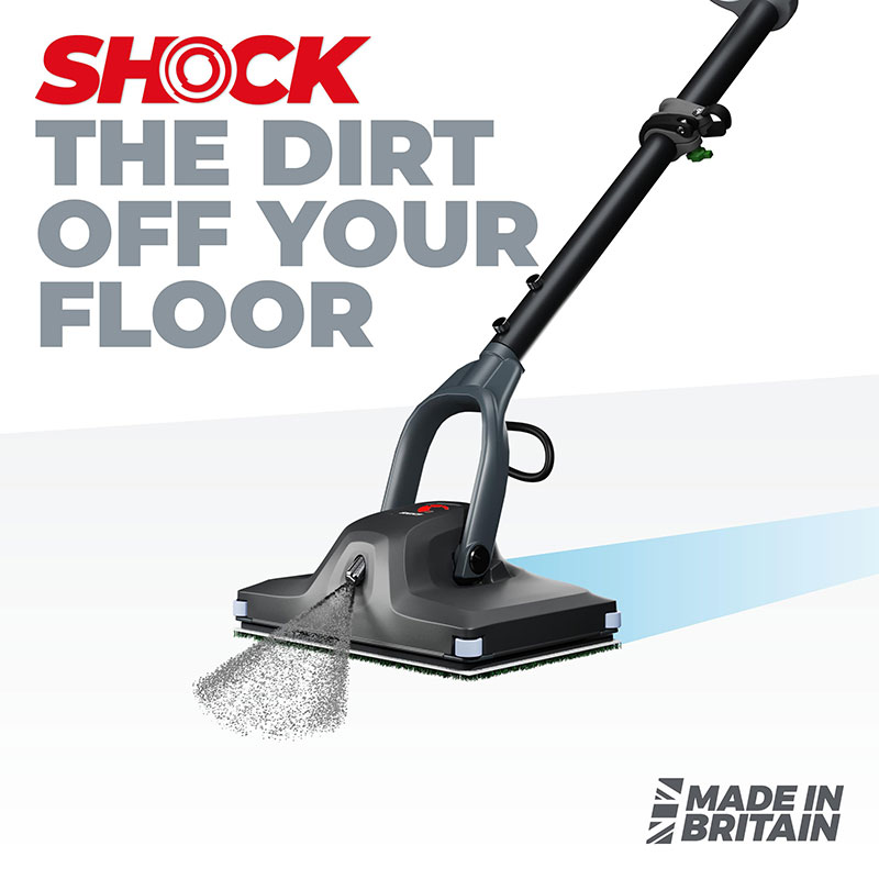 MotorScubber Shock Floor Scrubber Cleaning Machine