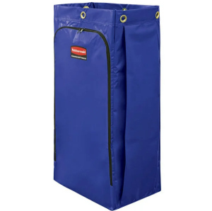 Blue 128L Janitorial Cleaning Cart Vinyl Bag – High-Capacity RMR1966883