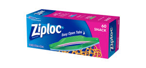 Ziploc® Snack Bags 60 Pk