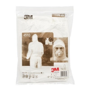3M Protective Disposable Coverall White in a Pack