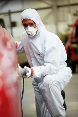 3M Protective Disposable Coverall 4532 in Use