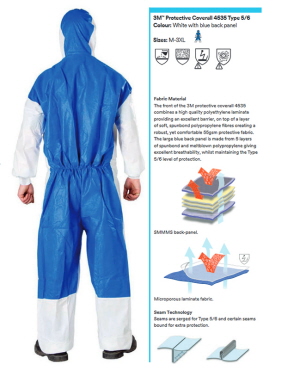 3M Protective Disposable Coverall 4535