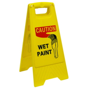 Choose Sign: Caution Wet Paint - NACSignWP