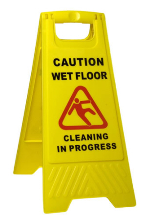Choose Sign: Caution Wet Floor Cleaning in Progress - NACSignWC