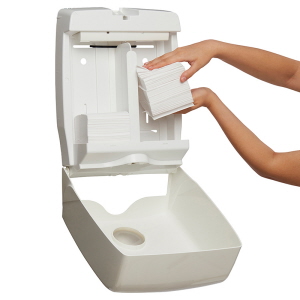 Kimberly Clark Aquarius Hygienic Bath Tissue Twin Dispenser