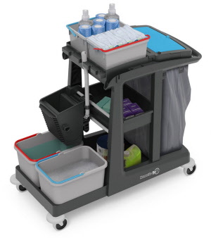 Numatic Eco-Matic EM3 Cleaning Trolley - Optional Accessories NOT Included