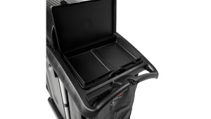 Rubbermaid Executive Janitorial Cleaning Cart 1861427 - Waste Cover and Storage Compartment