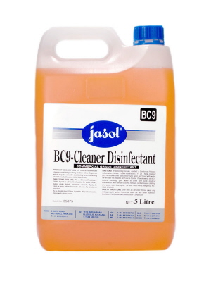 Jasol BC9 Cleaner Disinfectant - Commercial Grade Disinfectant 