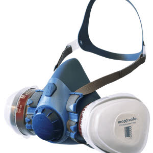 MaxiGuard Half Mask Respirator Silicone Chemical Kit