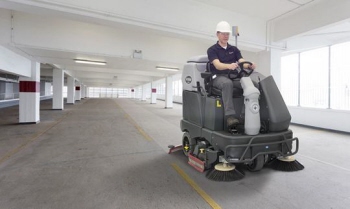 Nilfisk SC6500 Ride On Scrubber Dryer for Large Area Application