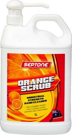 Septone Orange Scrub Hand Cleaner 5L