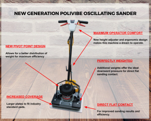 Polivibe Oscillating Floor Sander Features