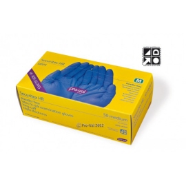 Pro Val Securitex High Risk Latex Examination Gloves - Blue Box of 50