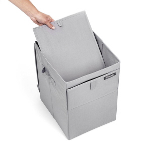 Stackable Laundry Box Grey Base Support