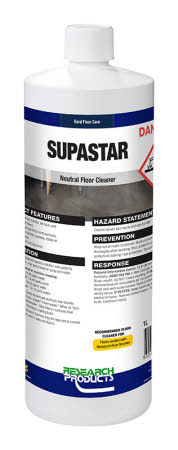 Size: 1L Supastar Neutral Floor Cleaner - Research Products