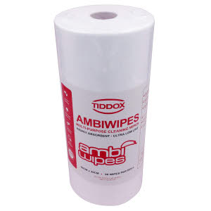 Tiddox Ambiwipes White Roll 30cm x 50cm