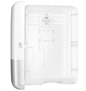 Tork Singlefold Hand Towel Dispenser H3 White - Back