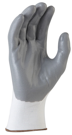 White Knight Nylon Glove with Foam-Nitrile Palm Coating