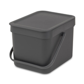 Brabantia Waste Bin Sort  Go 6L Grey