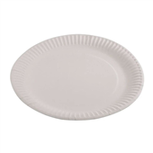 Capri Paper Plate Uncoated 9 230mm 50 Pack