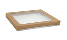 Cater Box Lid Only Square Small Kraft 100CTN