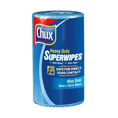 Chux Superwipe Heavy Duty Roll Blue 45mx30cm