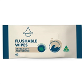 Clean Life Flushable Wipes 40PK