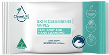 Clean Life Skin Cleansing Wipes 50PK 18CTN
