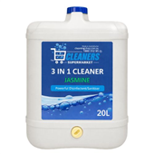 Cleaners Supermarket 3 In 1 Disinfectant Cleaner Jasmine 20L