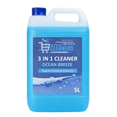 Cleaners Supermarket 3 In 1 Disinfectant Cleaner Ocean Breeze 5L