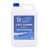 Cleaners Supermarket 3 In 1 Disinfectant Cleaner Vanilla 5L