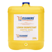 Cleaners Supermarket Disinfectant Hospital Grade Lemon 20L
