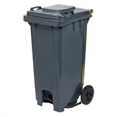 Compass Wheelie Bin With Pedal 120L