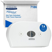 Dispenser Aquarius Mini Twin CF Toilet Tissue