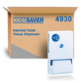 Dispenser Costsaver Toilet Tissue Interfold