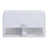 Dispenser Livi Toilet Roll Horizontal Double 5502