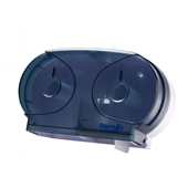 Dispenser Twin Jumbo Toilet Roll Plastic Dark Blue