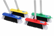 Edco Economy Household Broom Assorted Colours
