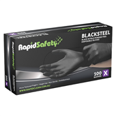 Gloves Nitrile Powder Free Black XLarge 1000CTN