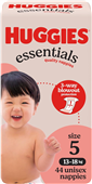Huggies Essentials Nappies Walker 44PK 1318kg 4CTN Size 5