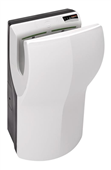 Mediclinics Dualflow Plus Hand Dryer Auto  White Steel
