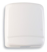 Mediclinics Optima Warm Air Hand Dryer  White Steel