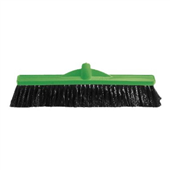 Oates Broom Poly Medium Stiff Green 450mm